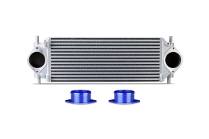Mishimoto 2.7 L Stock Location Int Kit Micro Wrinkle Black Pipes, Silver Cooler - Bronco 2021+