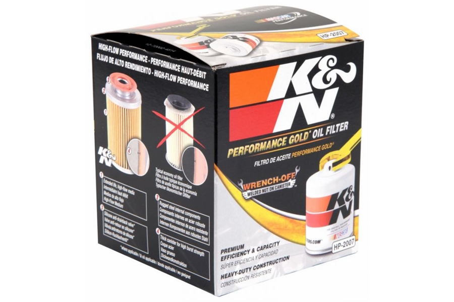 K&N Oil Filter - 88-91 YJ w/2.5L