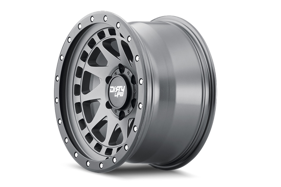 Dirty Life 9311 Enigma Pro Series Wheel, 17x9 5x5 -38MM - Satin Graphite - JT/JL/JK