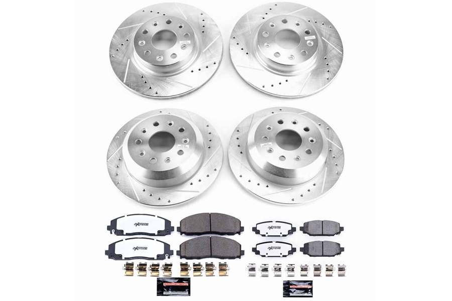 Power Stop Front and Rear Z36 Truck and Tow Upgrade Kit - JL Sport/Sport S