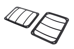 Kentrol Taillight Guard Set - Powdercoat Black  - JK 