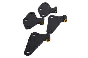 Kentrol 4-Pieces Body Door Hinge Set - Textured Black  - JK 2Dr