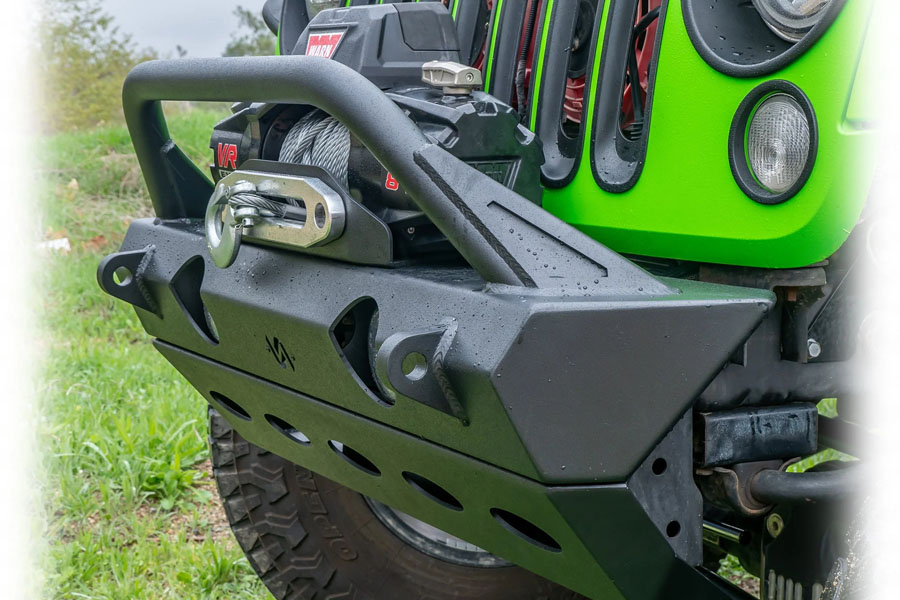 Turn Offroad Front Bumper w/ Full Skid Plate - JK/JL/JT