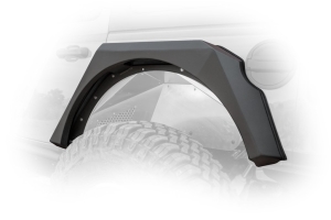 DV8 Offroad Armor Style Fenders w/vents & turn signals, Set of 4 - JL