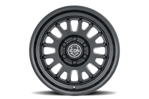Icon Vehicle Dynamics Anza Wheel, 17x8.5 5x5 - Satin Black - JT/JL/JK