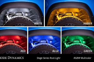 Diode Dynamics Stage Series RGBW LED Rock Light - 4-pack
