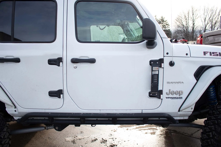Kentrol Outer Door Hinge Kit - Black - JT/JL 4Dr