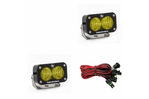 Baja Designs S2 Pro Wide Cornering LED Lights, Amber, Pair