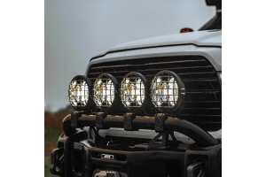 KC HiLiTES SlimLite 8in LED Stone Guard - Black