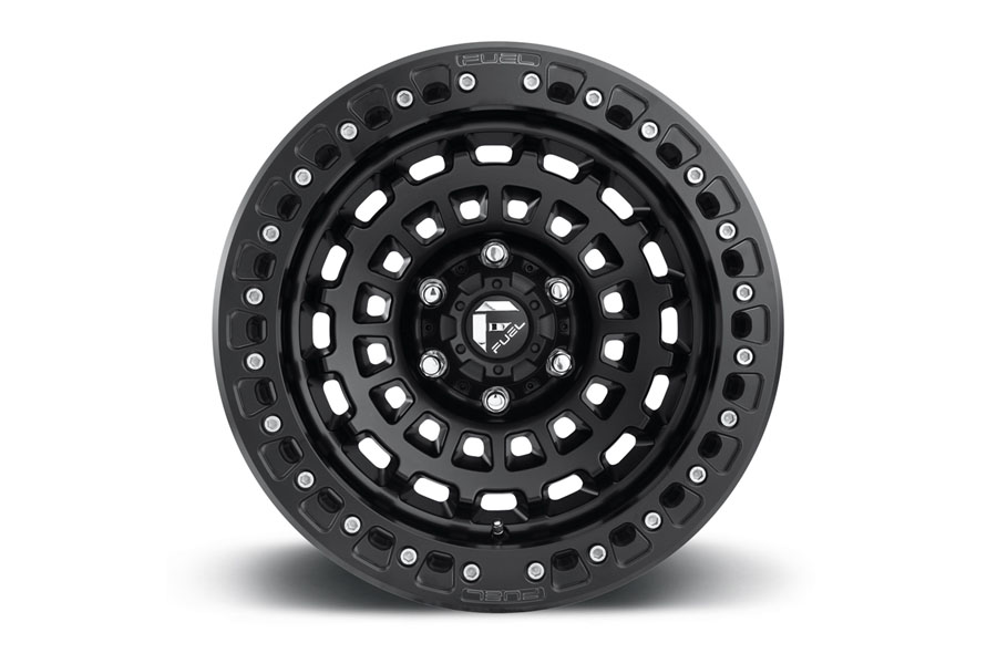 Fuel Offroad Zephyr Beadlock D101 Wheel 17x9 5x5 -38mm Offset - Matte Black - JT/JL/JK