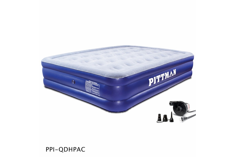 Pittman Queen Double High Air Mattress with Portable Electric  Air Pump