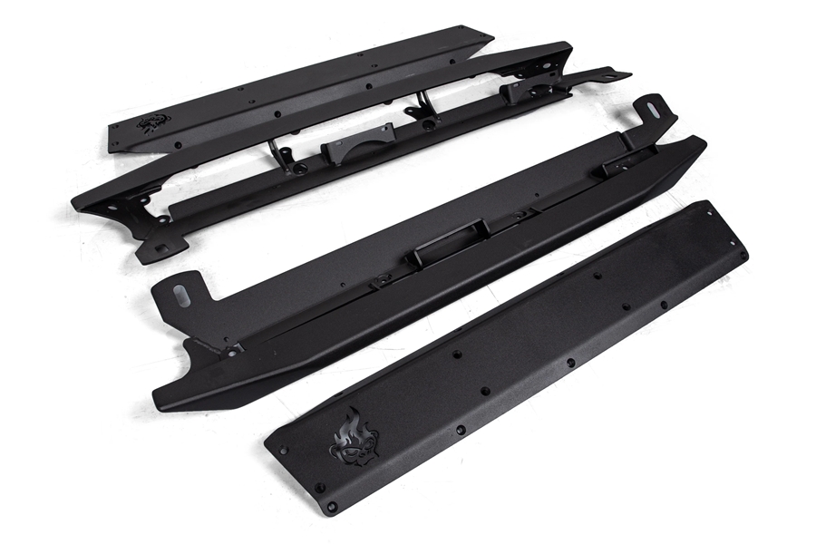 Crawltek Rocker Guard Kit - Black - JK 2Dr