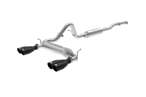 aFe Power Vulcan Series 2.5in Cat-Back Exhaust System - Black - JK 4Dr 3.6L/3.8L