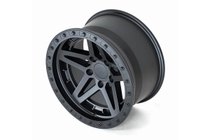 Addictive Desert Design Stealth Fighter Matte Black Wheel, 17x9 5x5    - JT/JL/JK