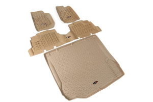 Rugged Ridge Floor Liner Kit, Tan - JK 4dr 2007-10 
