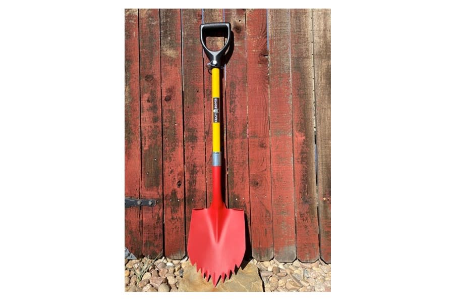 Krazy Beaver Shovel Red Textured Head with Yellow Handle