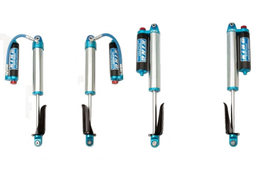 EVO Manufacturing 2.5in High Clearance Long Arm Lift Kit w/ King 2.5 Shocks w/ Adjusters  - JL 4Dr