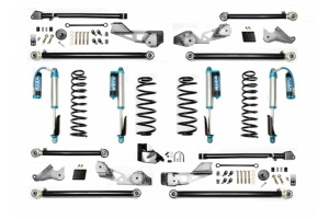 EVO Manufacturing 4.5in High Clearance Long Arm Suspension Kit w/ King 2.5 Shocks - JL 4Dr