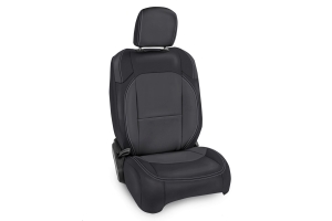 PRP Front Seat Covers w/Pocket, Pair, Black/Grey - JL 2dr Non Rubicon