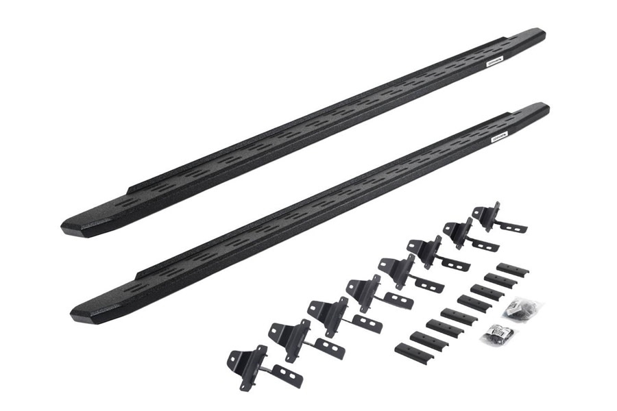 Jeep JT Go Rhino RB30 Running Boards w Mounting Bracket Kit Jeep