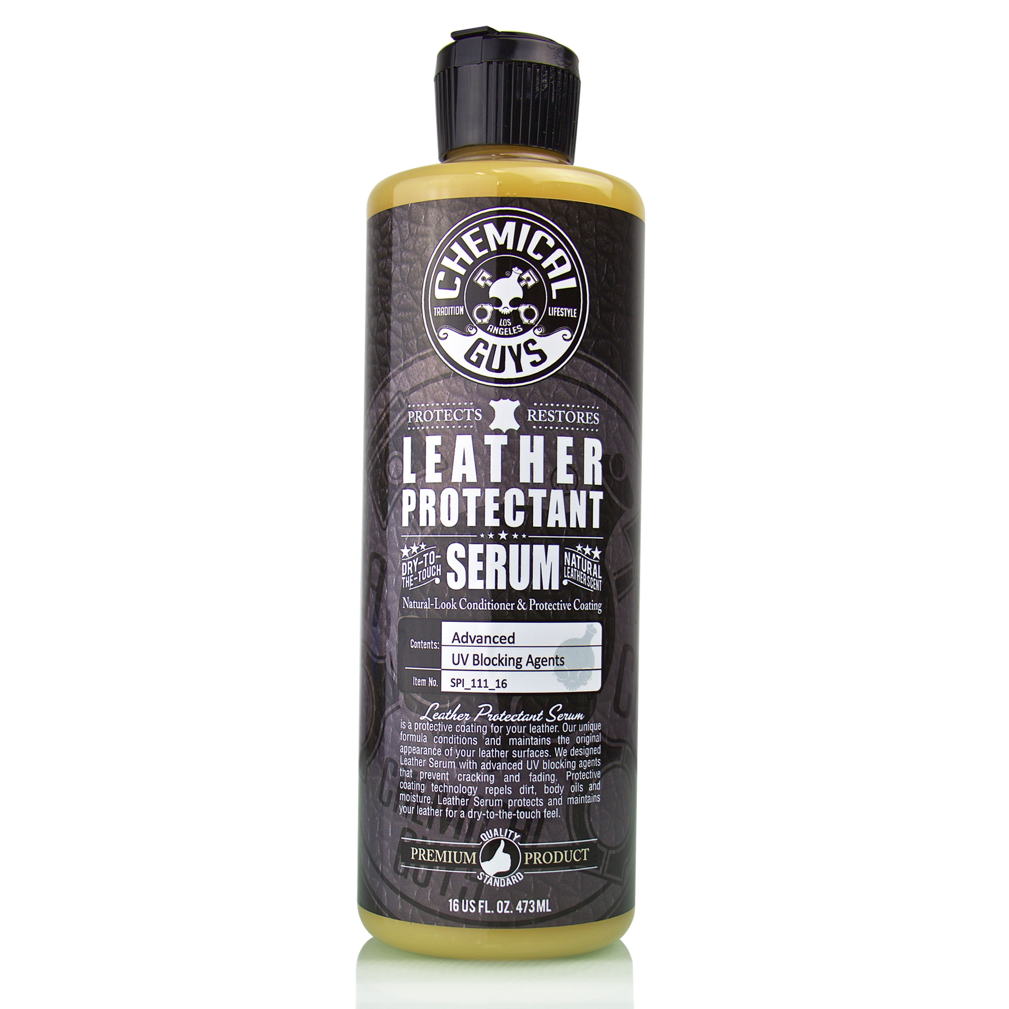 Chemical Guys Leather Serum Conditioner and Protective - 16oz