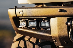 Rigid Industries Mod Bumper Triple SR-M Fog Light Kit - Bronco 2021+