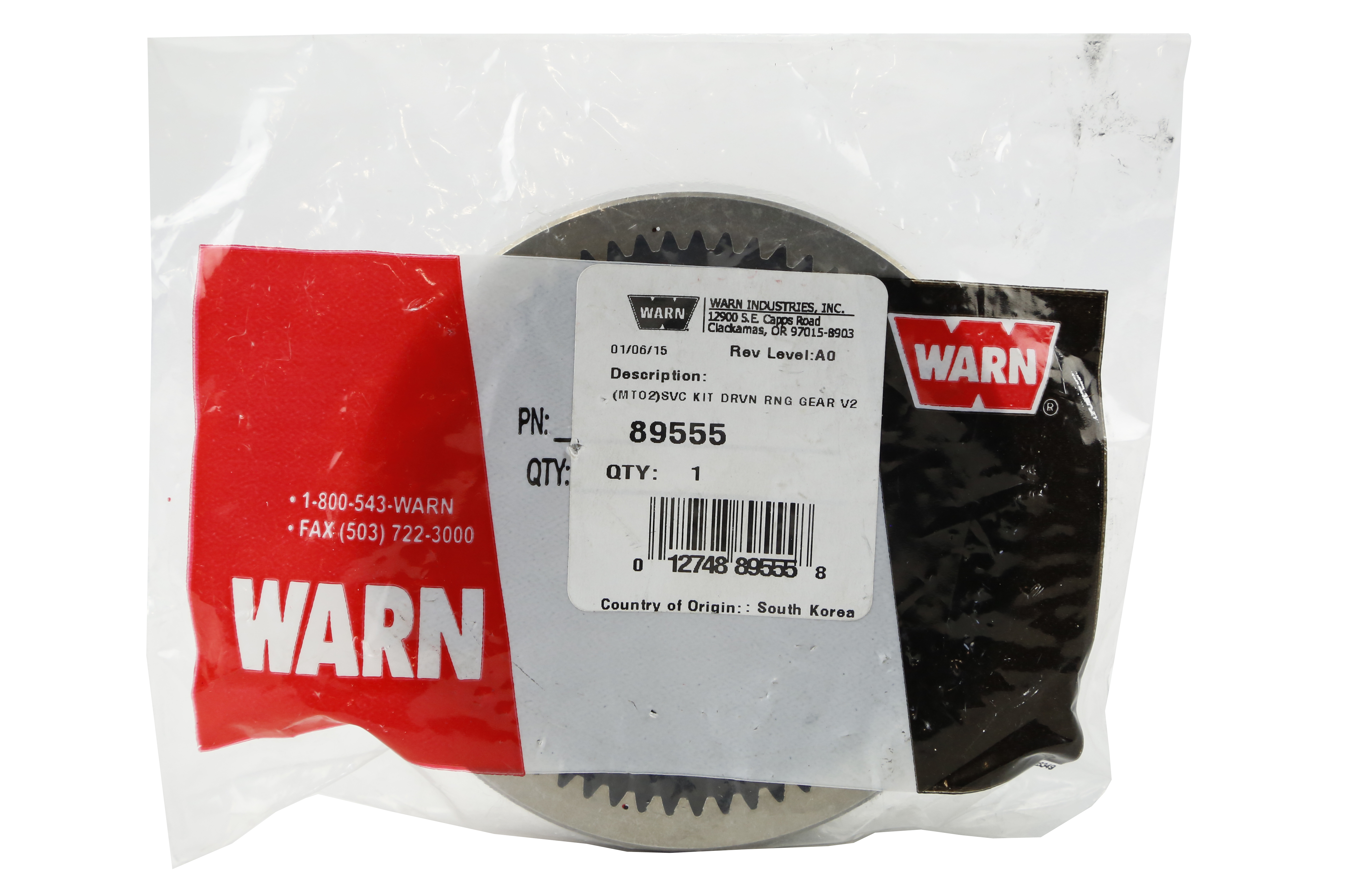 Warn Vantage 2000 Driven Ring Gear Service Kit
