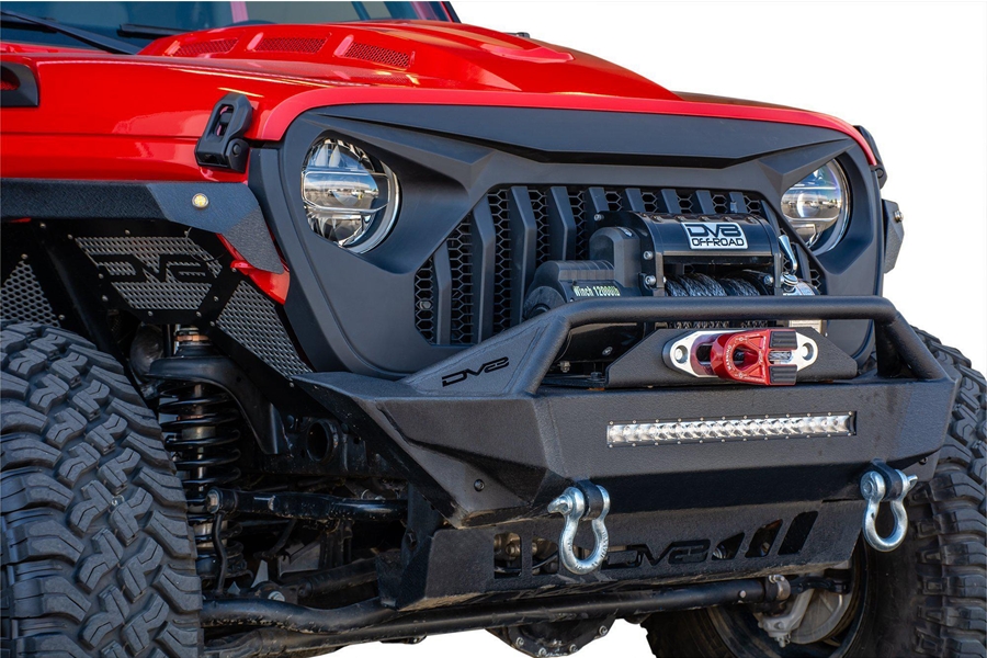 DV8 Offroad Replacement Grille - Black - JT/JL 