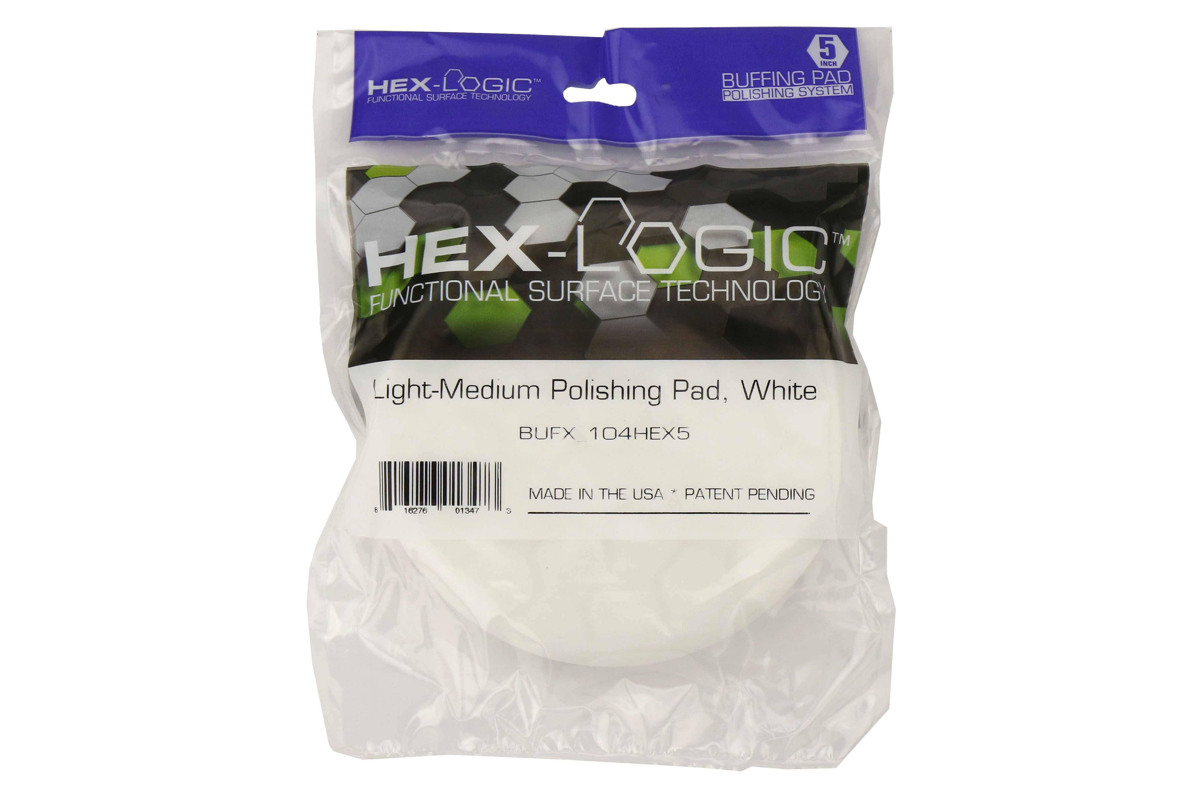 Chemical Guys White Hex-Logic 5.5in Medium Polishing Pad