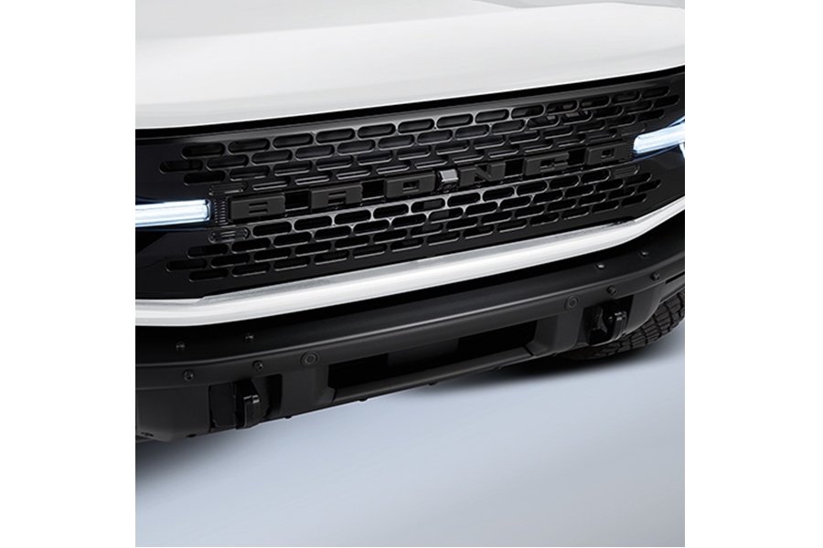 Ford Performance Parts Grille Lettering Overlay Kit - Black - Bronco 2021+