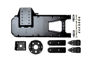 EVO Manufacturing HD Hinge Tire Carrier, Black - JL