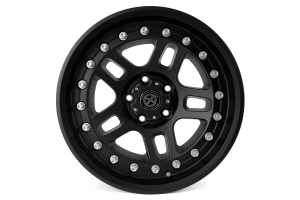 ATX Wheels AX195 Cornice Teflon Coated Wheel Black 17x9 5x5 - JK/JL