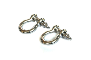 Rugged Ridge D-Shackles, Stainless Steel, 3/4-Inch, Pair