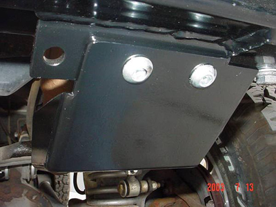 Rock Hard 4x4 Steering Box Skid Plate for RH4x4 Front Bumpers Only - YJ/TJ/LJ