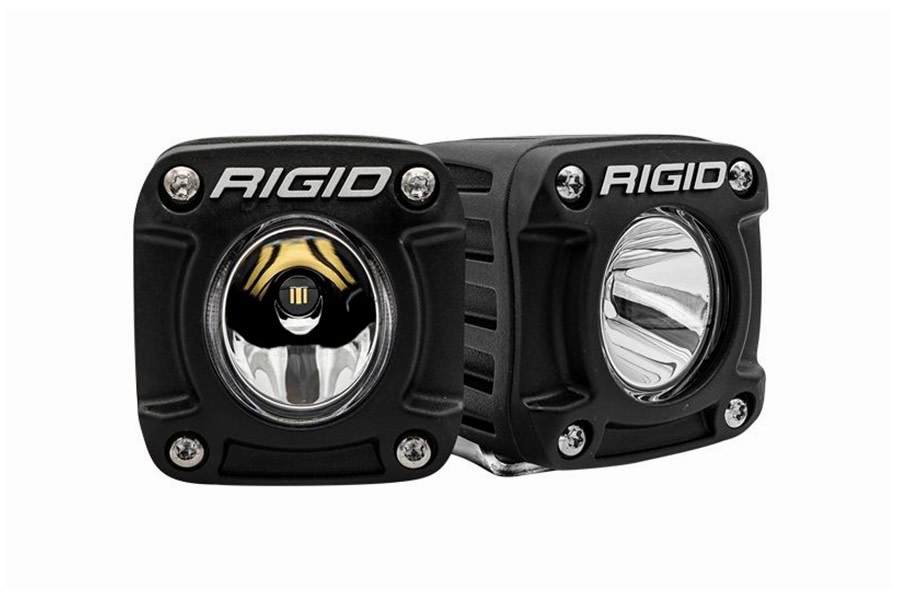 Rigid Industries Revolve LED Pods w/ Amber Backlight - Pair