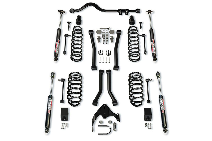 Teraflex 3in Suspension System w/ 4 Sport Control Arms & 9550 VSS Twin-Tube Shocks ( Part Number: 1256224)