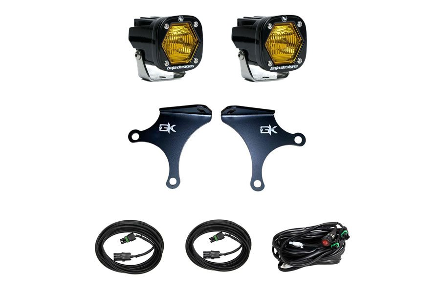 Baja Designs S1 Knuckle Pods Light Kit - Baja Amber - TJ/XJ/YJ/ZJ