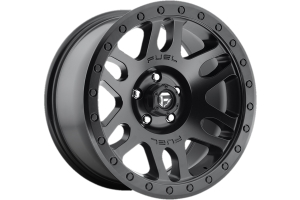 MHT Fuel Recoil Series Wheel, Matte Black 17x8.5 5x5 - JT/JL/JK