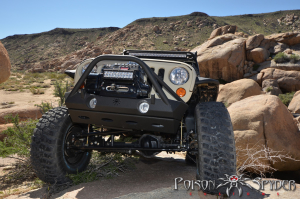 Poison Spyder Brawler Lite Front Skid Bare Steel - JK