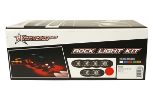 Rigid Industries A-Series Rock Light Kit Red