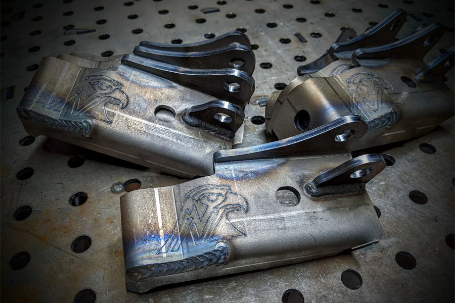 Next Venture Motorsports Hydro Assist Steering Axle Mount - Zinc Plating Silver - JL/JT