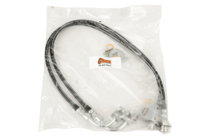 RockJock Stainless Steel Brake Lines  - JK