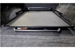 BedSlide 1000 Classic Cargo Slide System, 58in x 39in - Black - Toyota Tacoma 2002+ w/ 5ft Bed