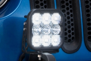 Diode Dynamics SS5 Bumper LED Pod Light Kit, Sport Yellow Driving  - JK 