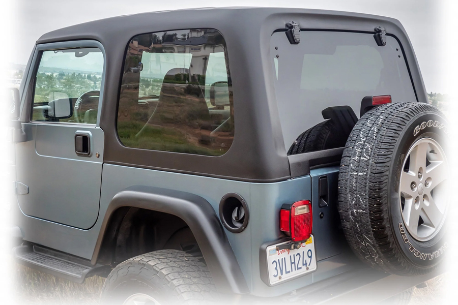 Turn Offroad Squareback Hardtop, White Gel Coat - 1 Piece  - TJ