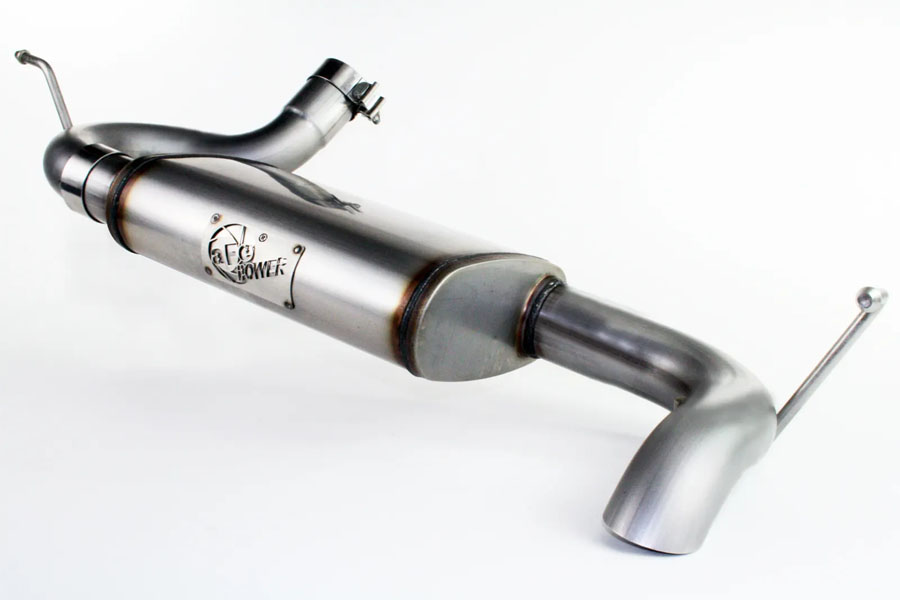 aFe POWER MACH Force-Xp 2.5in Axle-Back Hi-Tuck Exhaust System - JK