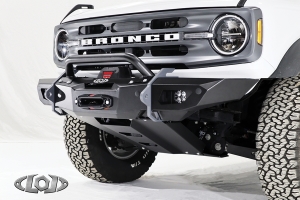 LOD Black Ops Front Bumper Bull Bar - Black - JT/JL/JK Bronco 2021+ 