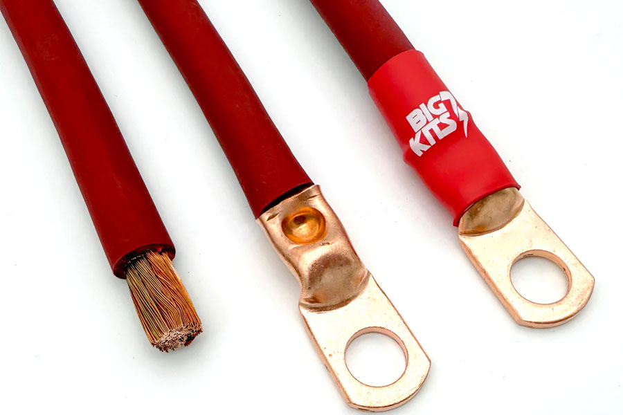 Big7 Battery Cable Kit (2/0GA) - JK 3.8L
