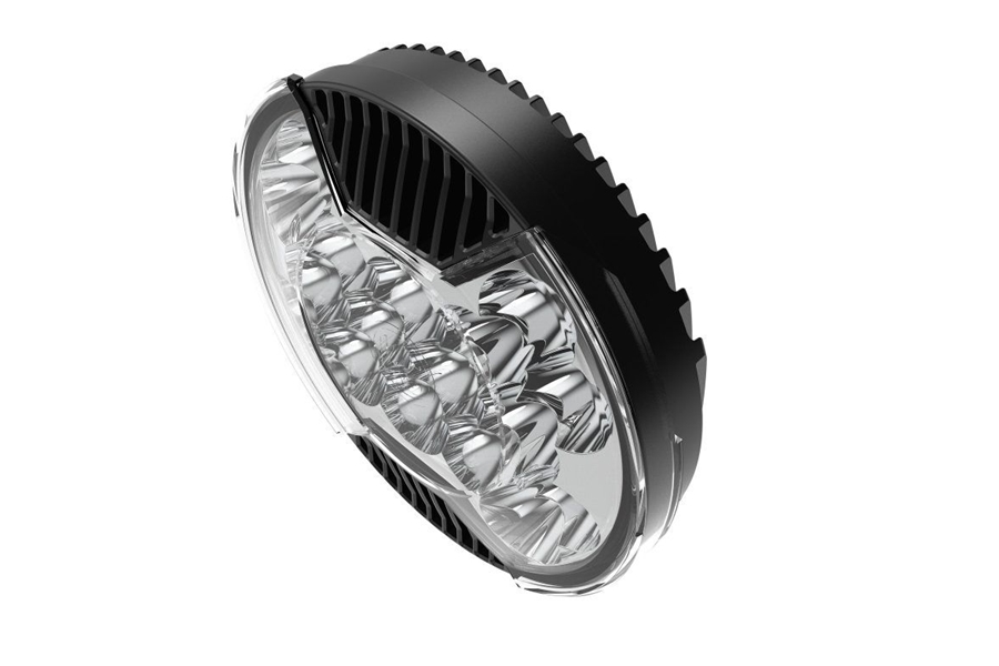 KC HiLiTES SlimLite 8in LED Light Shield - Clear