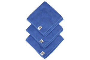 Chemical Guys Ultra Fine Microfiber Towels 3 Pack - Blue